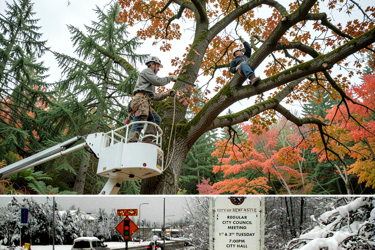 Limb support systems in Newcastle, King County, WA - This service can generally be performed year-round in Puget Sound weather but requires careful planning to avoid ice loading on...