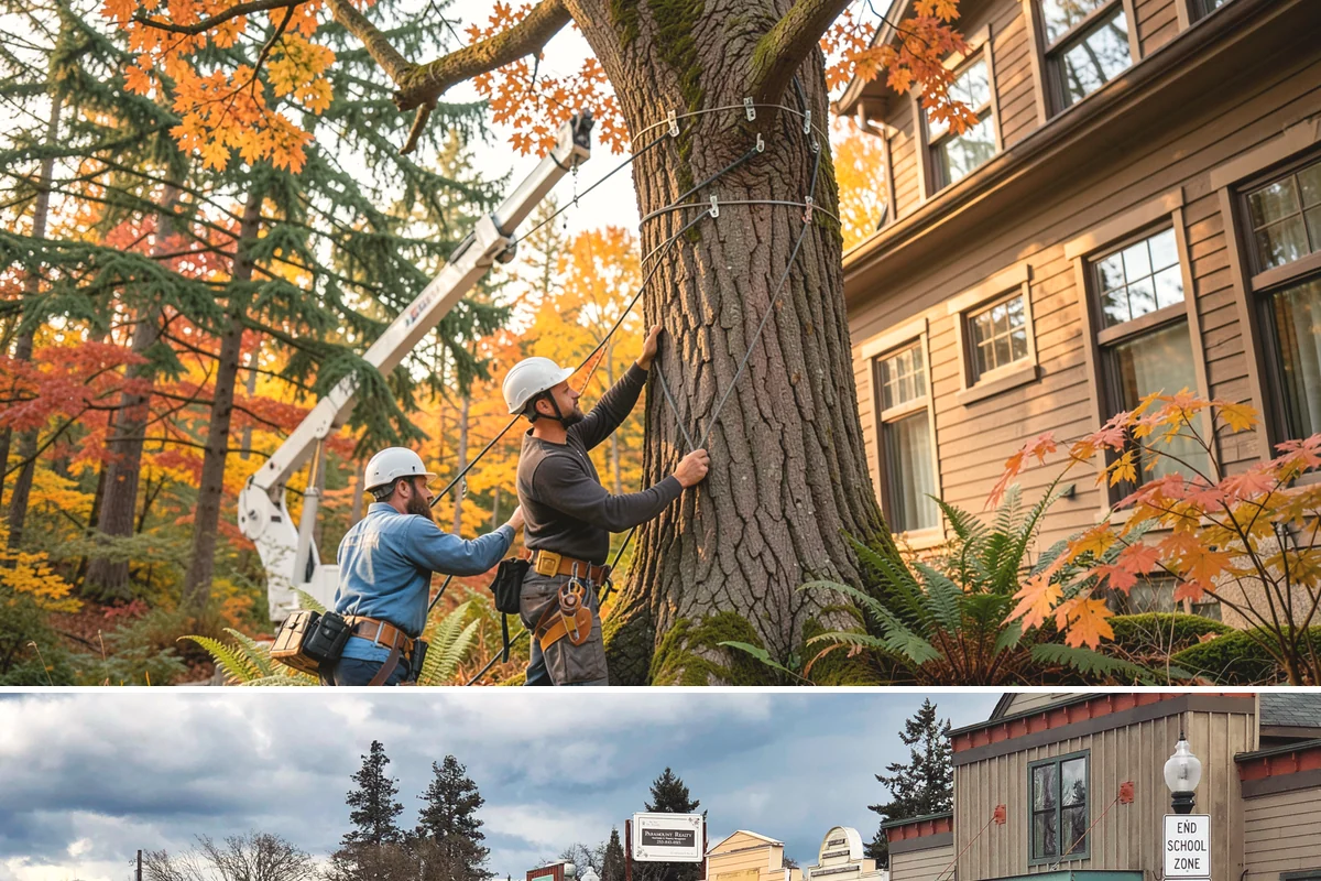 Limb support systems in Roy, Pierce County, WA - This service can generally be performed year-round in Puget Sound weather but requires careful planning to avoid ice loading on...
