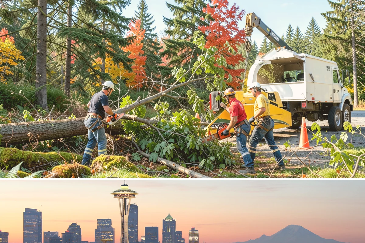 Limb support systems in Seattle, King County, WA - This service can generally be performed year-round in Puget Sound weather but requires careful planning to avoid ice loading on...