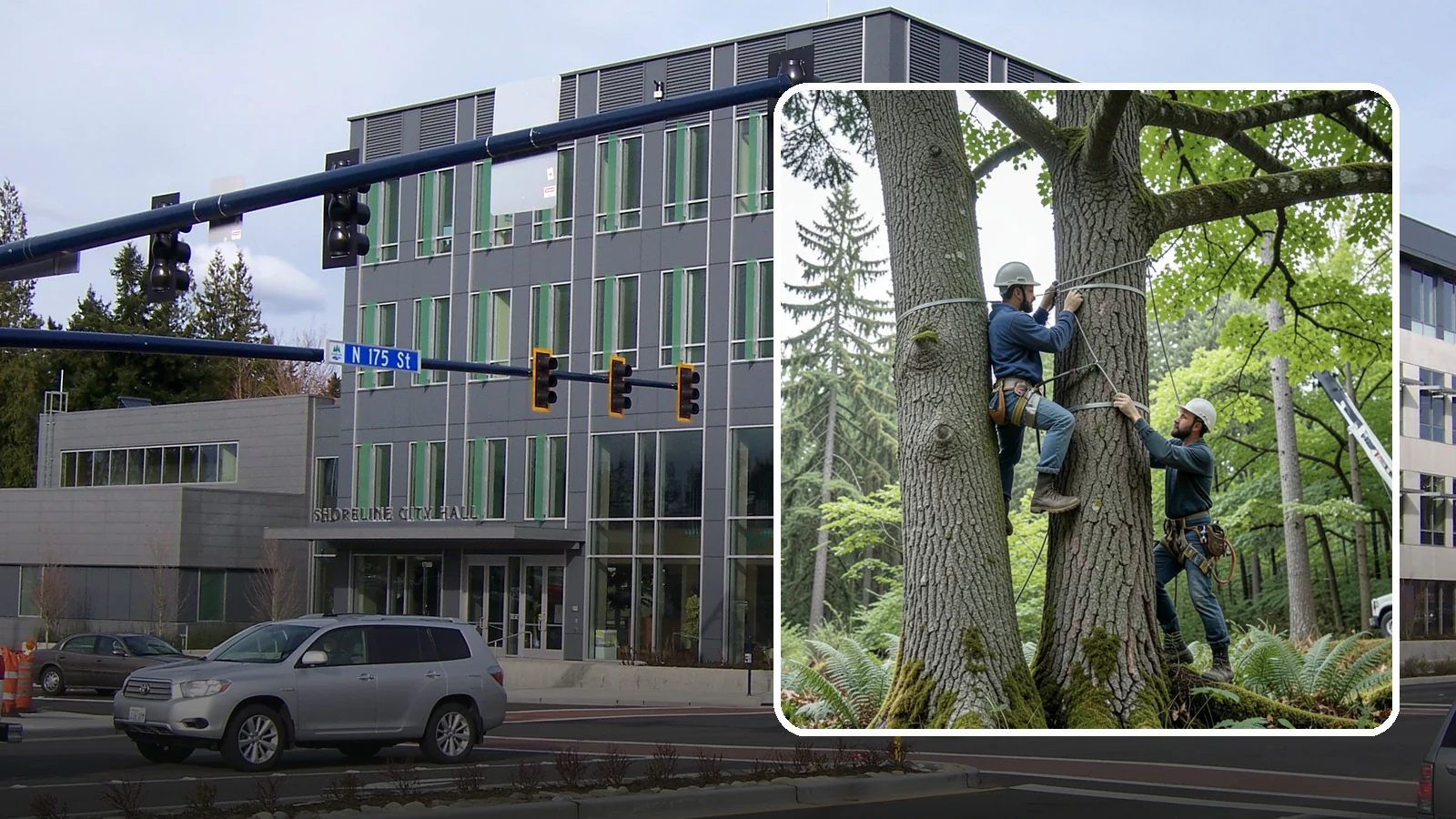 Limb support systems in Shoreline, King County, WA - Support hardware installed to reduce the risk of limb failure.