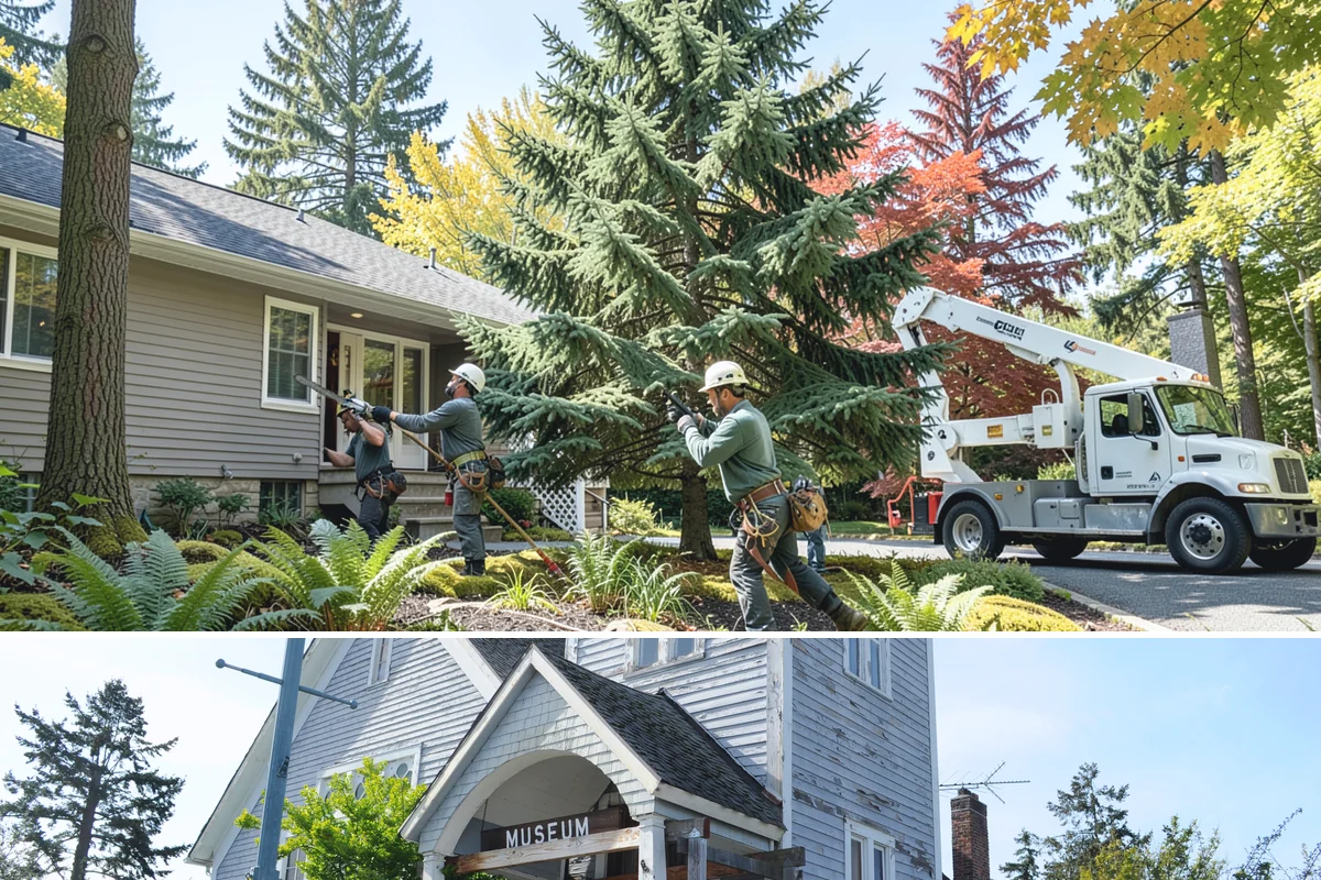 Limb support systems in Steilacoom, Pierce County, WA - This service can generally be performed year-round in Puget Sound weather but requires careful planning to avoid ice loading on...
