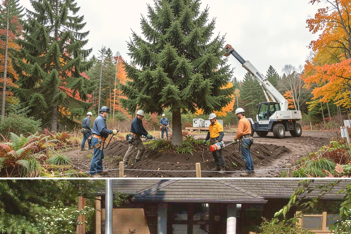 Limb support systems in Yarrow Point, King County, WA - This service can generally be performed year-round in Puget Sound weather but requires careful planning to avoid ice loading on...
