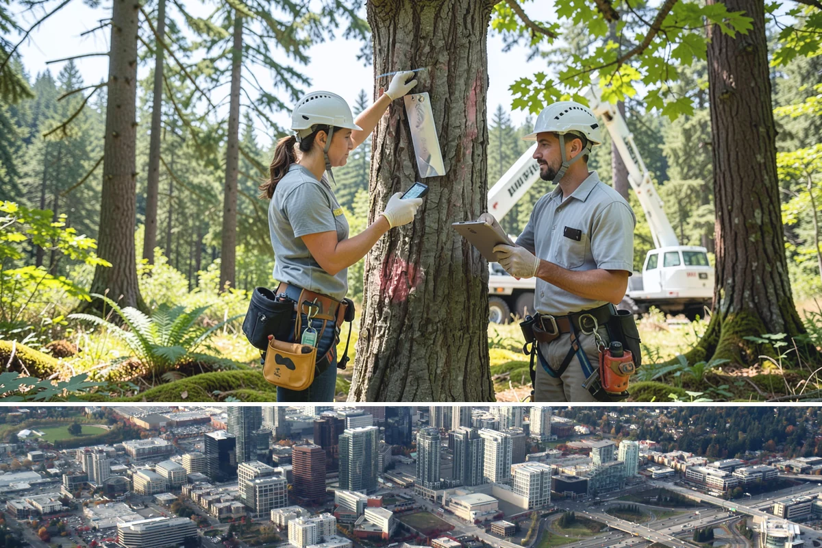 Log hauling in Bellevue, King County, WA - Service timing depends on seasonal moisture levels that impact wood drying rates for milling or chipping, with operations adapted...