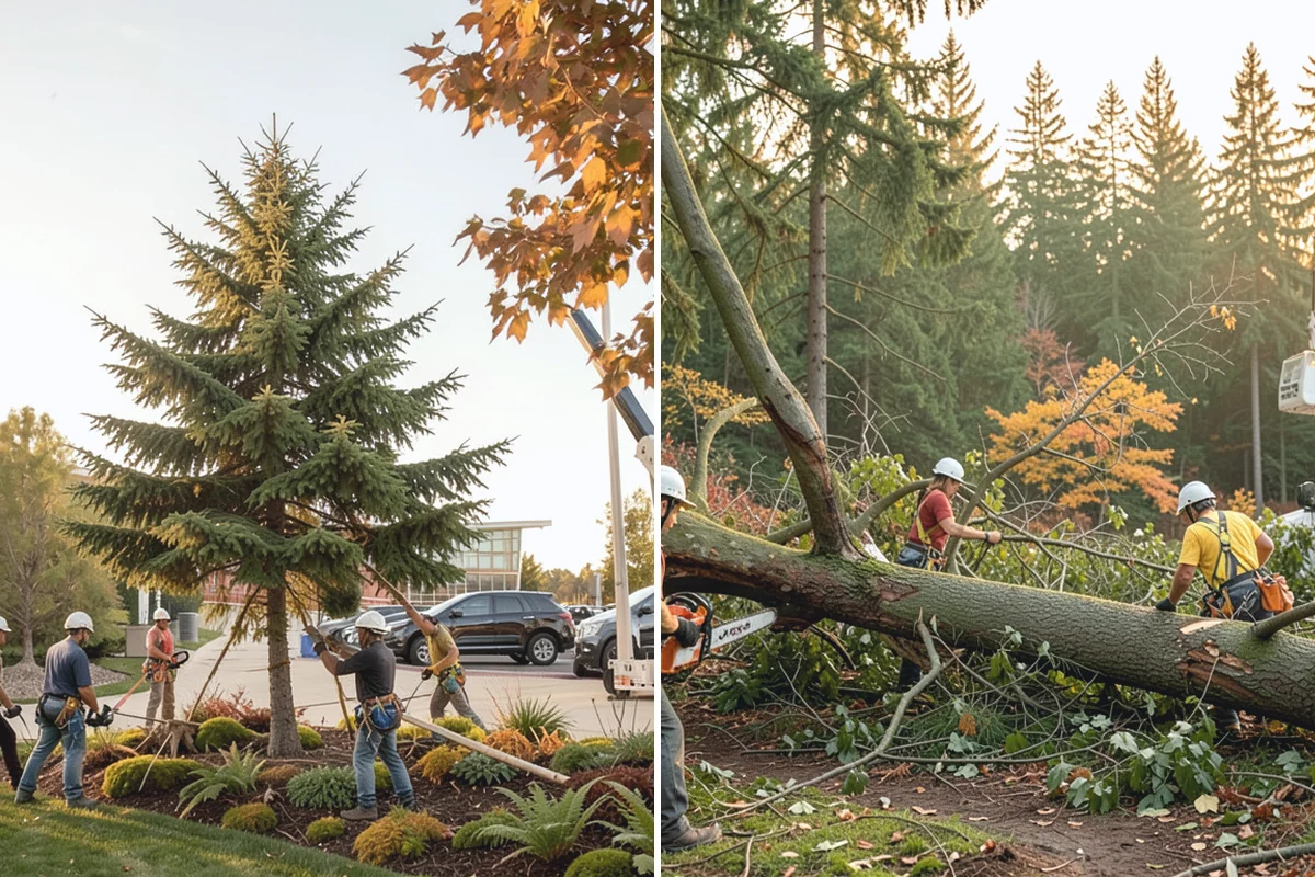 Log hauling in Bonney Lake, Pierce County, WA - Sort material by type and size