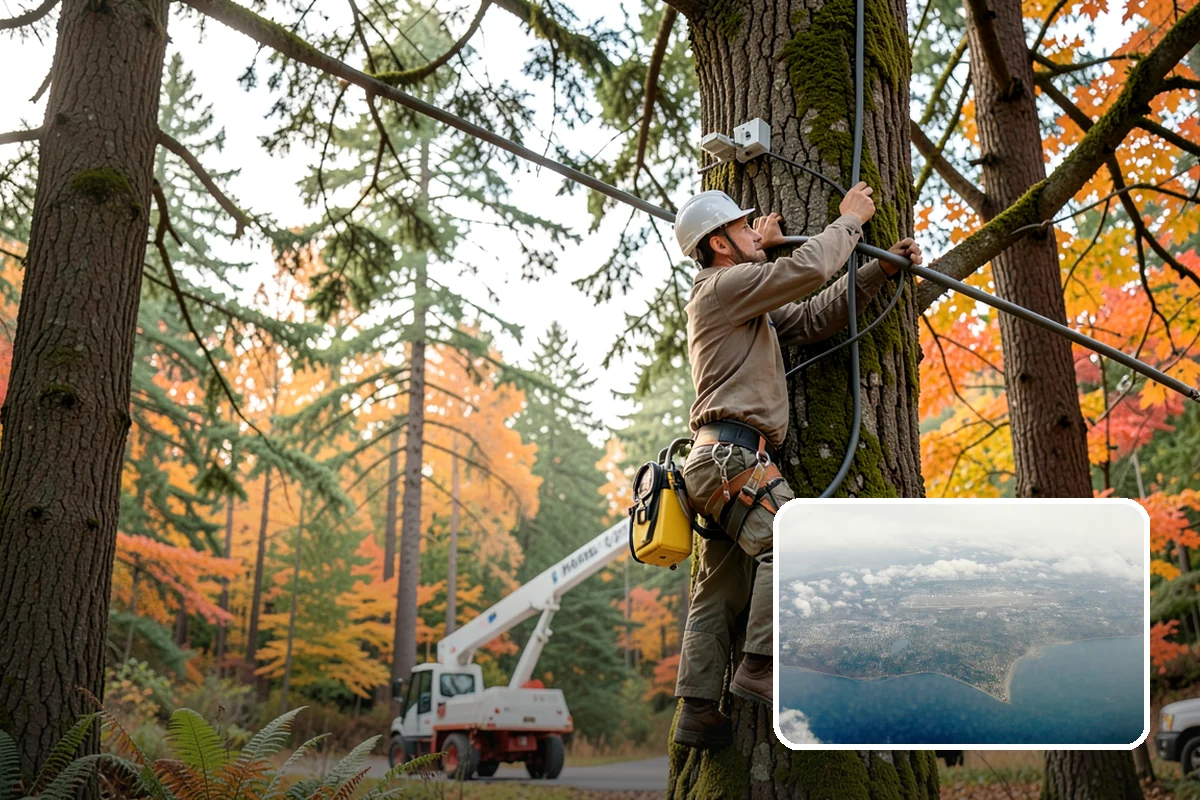 Log hauling in Burien, King County, WA - Turns removed wood and debris into usable products