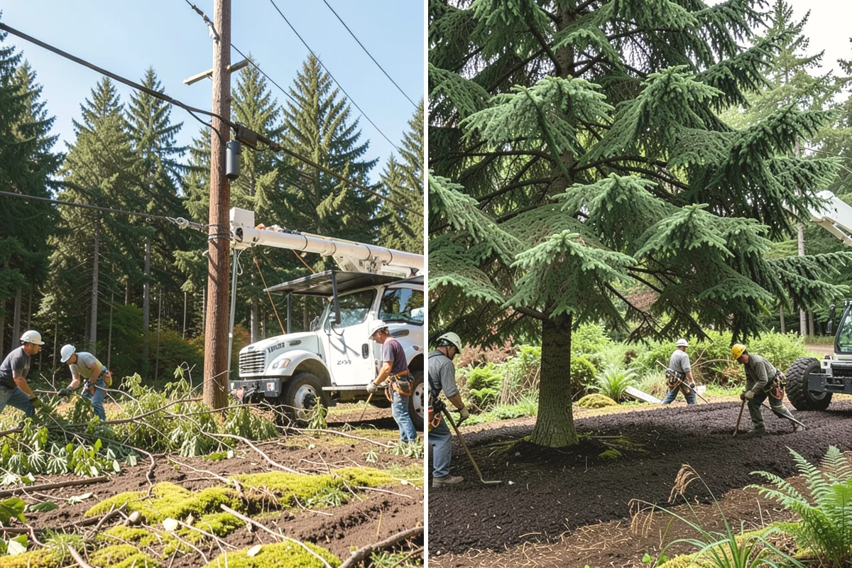 Log hauling in Burien, King County, WA - Sort material by type and size