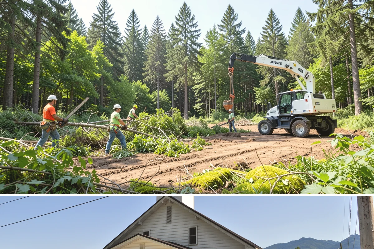 Log hauling in Concrete, Skagit County, WA - Service timing depends on seasonal moisture levels that impact wood drying rates for milling or chipping, with operations adapted...