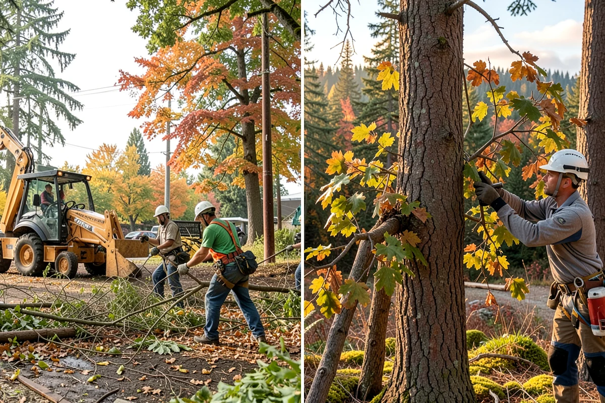 Log hauling in Everett, Snohomish County, WA - Sort material by type and size