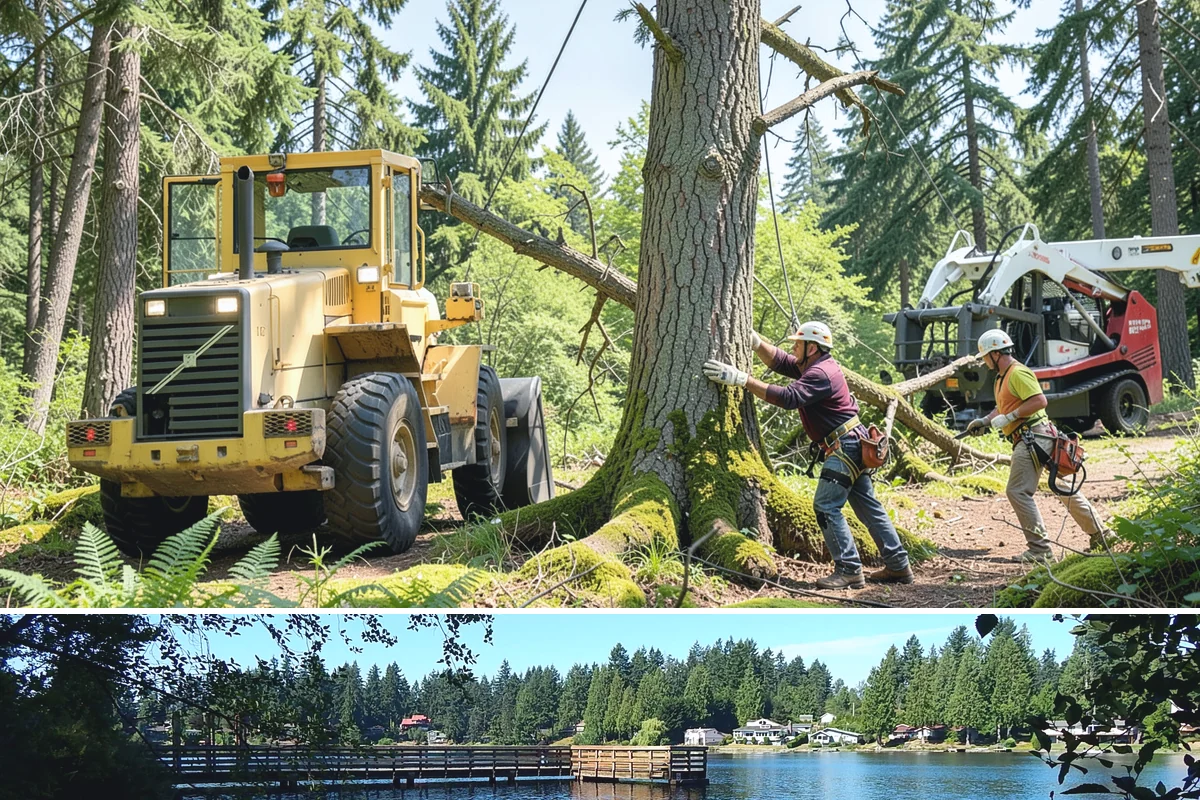 Log hauling in Federal Way, King County, WA - Service timing depends on seasonal moisture levels that impact wood drying rates for milling or chipping, with operations adapted...