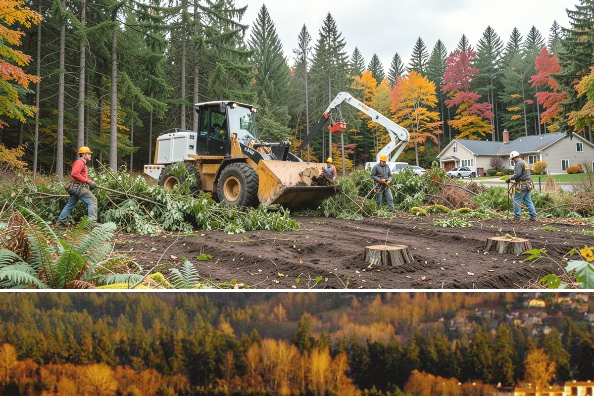 Log hauling in Kenmore, King County, WA - Service timing depends on seasonal moisture levels that impact wood drying rates for milling or chipping, with operations adapted...