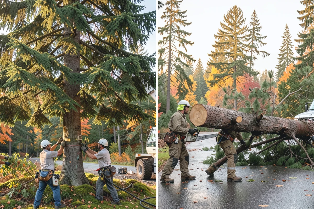 Log hauling in Marysville, Snohomish County, WA - Sort material by type and size