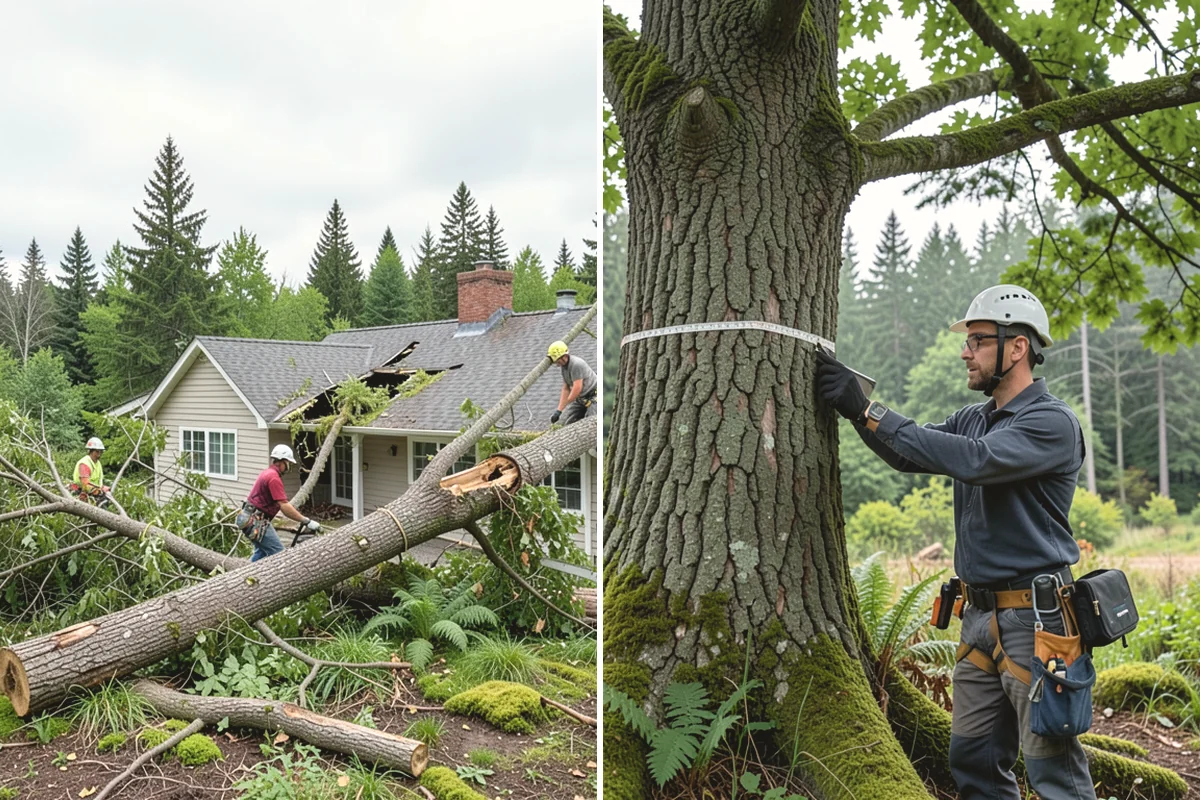 Log hauling in North Bend, King County, WA - Sort material by type and size