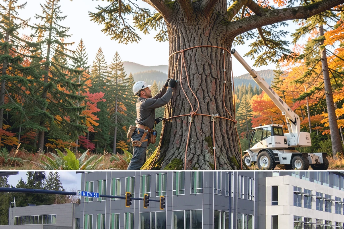 Log hauling in Shoreline, King County, WA - Service timing depends on seasonal moisture levels that impact wood drying rates for milling or chipping, with operations adapted...
