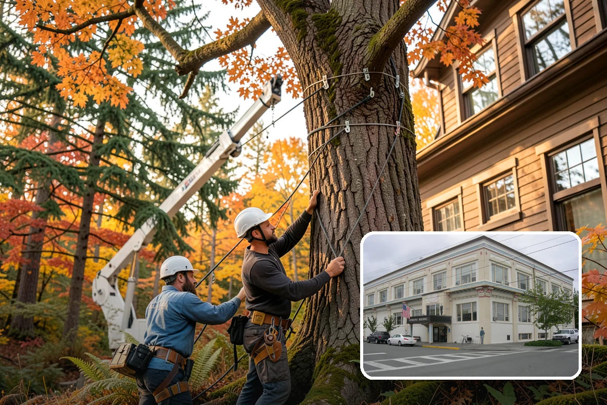 Lot clearing in Anacortes, Skagit County, WA - Improves access and usability of a site