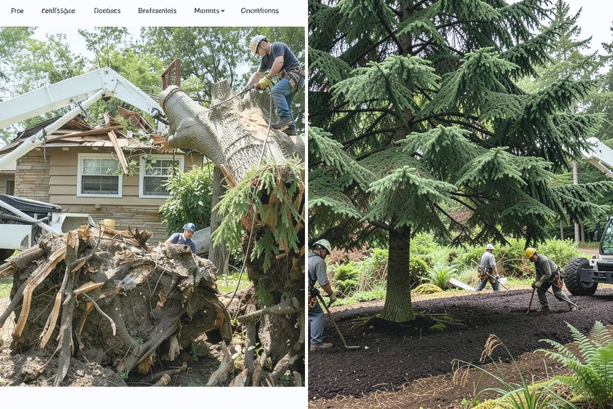 Lot clearing in Bonney Lake, Pierce County, WA - Assess the site and mark features to protect