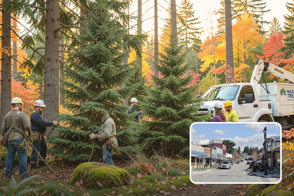 Lot clearing in Bothell, King County, WA - Improves access and usability of a site