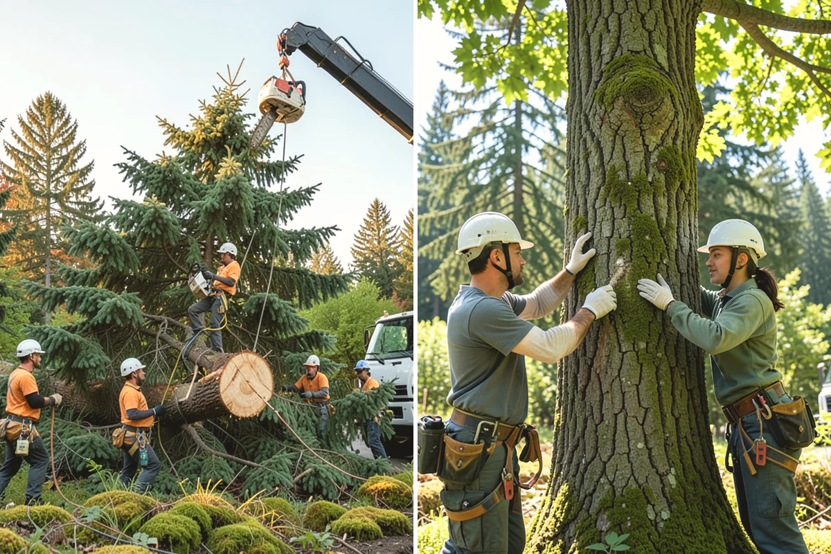 Lot clearing in Carbonado, Pierce County, WA - Assess the site and mark features to protect