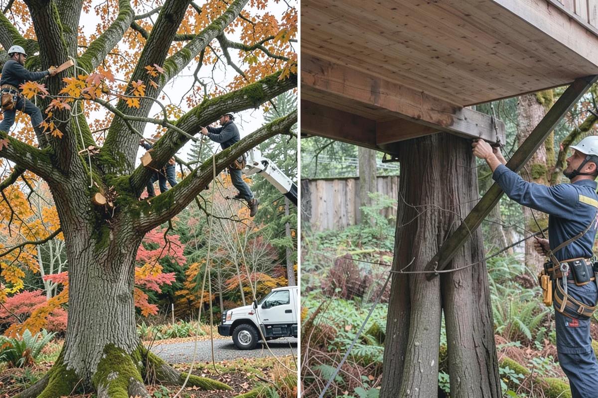 Lot clearing in Granite Falls, Snohomish County, WA - Assess the site and mark features to protect