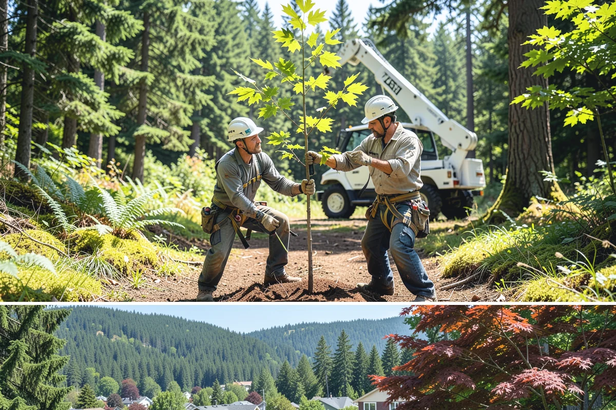 Lot clearing in Index, Snohomish County, WA - Work can generally proceed year-round in Puget Sound weather but may face delays from invasive species regrowth cycles or...