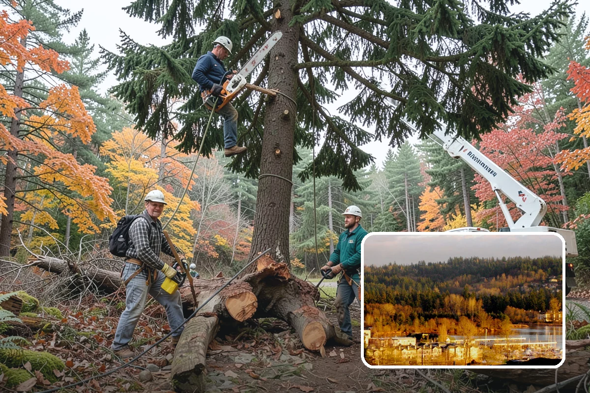 Lot clearing in Kenmore, King County, WA - Improves access and usability of a site