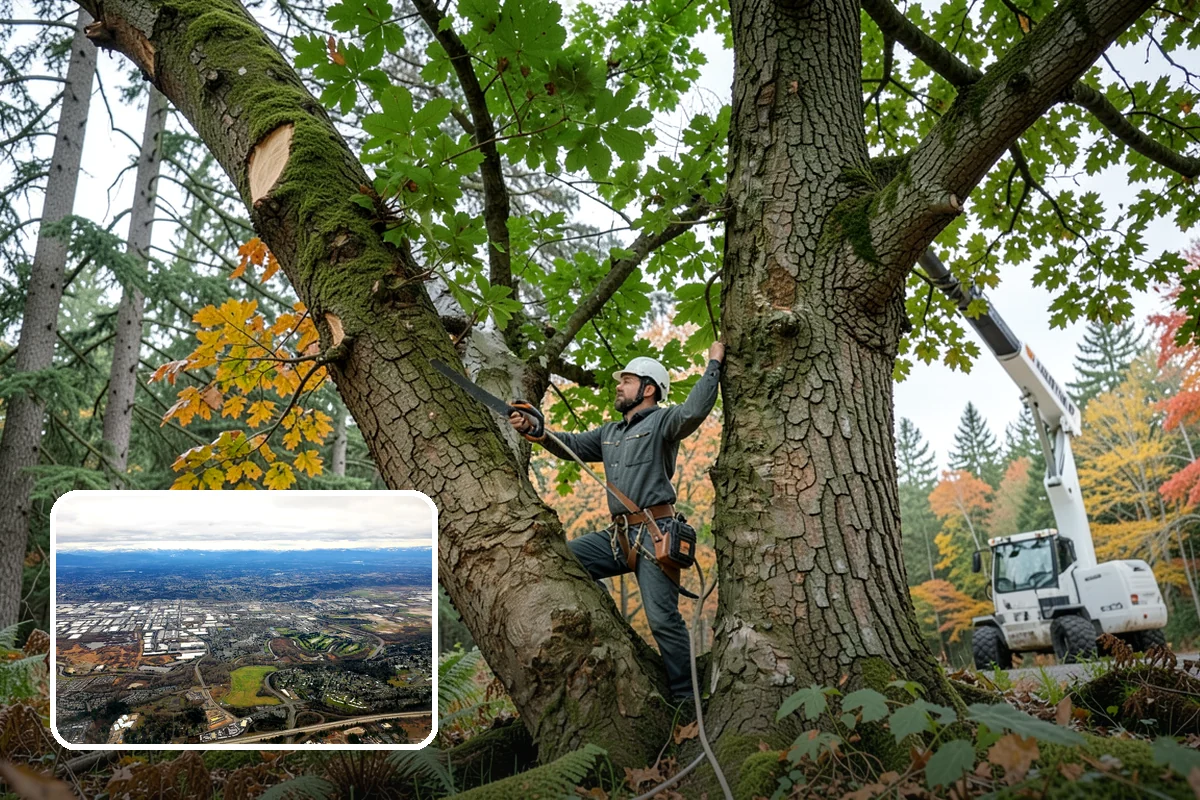 Lot clearing in Kent, King County, WA - Improves access and usability of a site