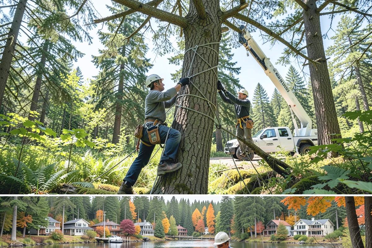 Lot clearing in La Conner, Skagit County, WA - Work can generally proceed year-round in Puget Sound weather but may face delays from invasive species regrowth cycles or...