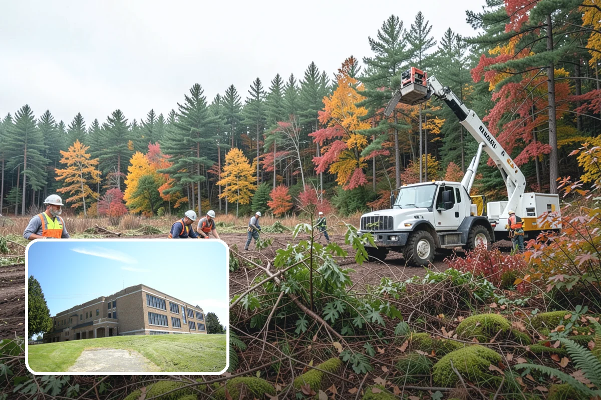 Lot clearing in Maple Valley, King County, WA - Improves access and usability of a site