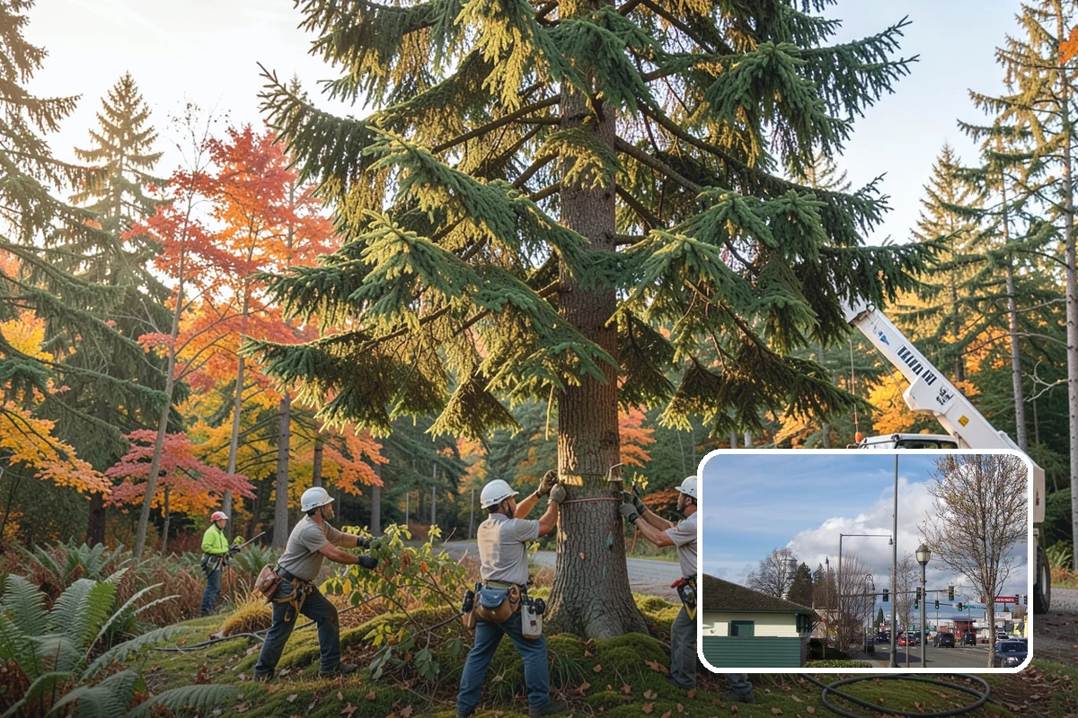 Lot clearing in Marysville, Snohomish County, WA - Improves access and usability of a site
