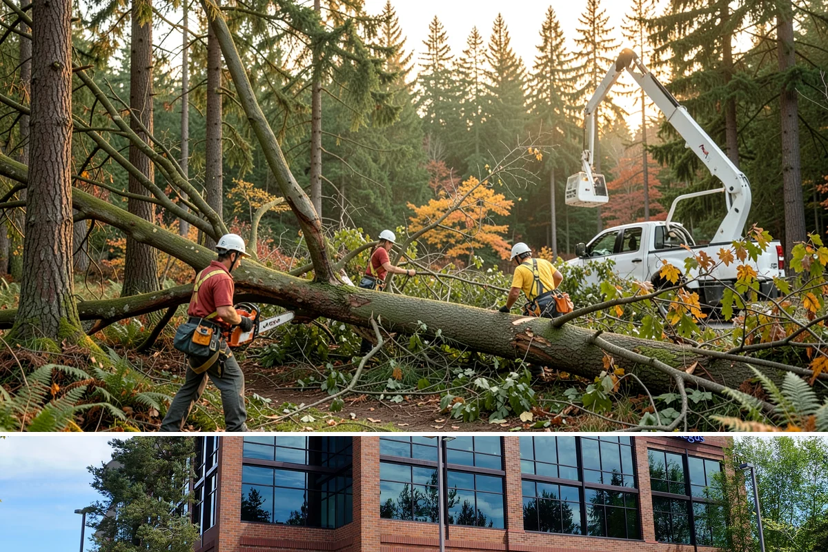 Lot clearing in Mountlake Terrace, Snohomish County, WA - Work can generally proceed year-round in Puget Sound weather but may face delays from invasive species regrowth cycles or...