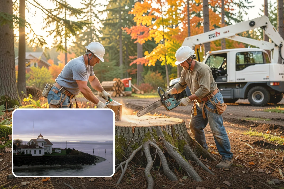 Lot clearing in Mukilteo, Snohomish County, WA - Improves access and usability of a site