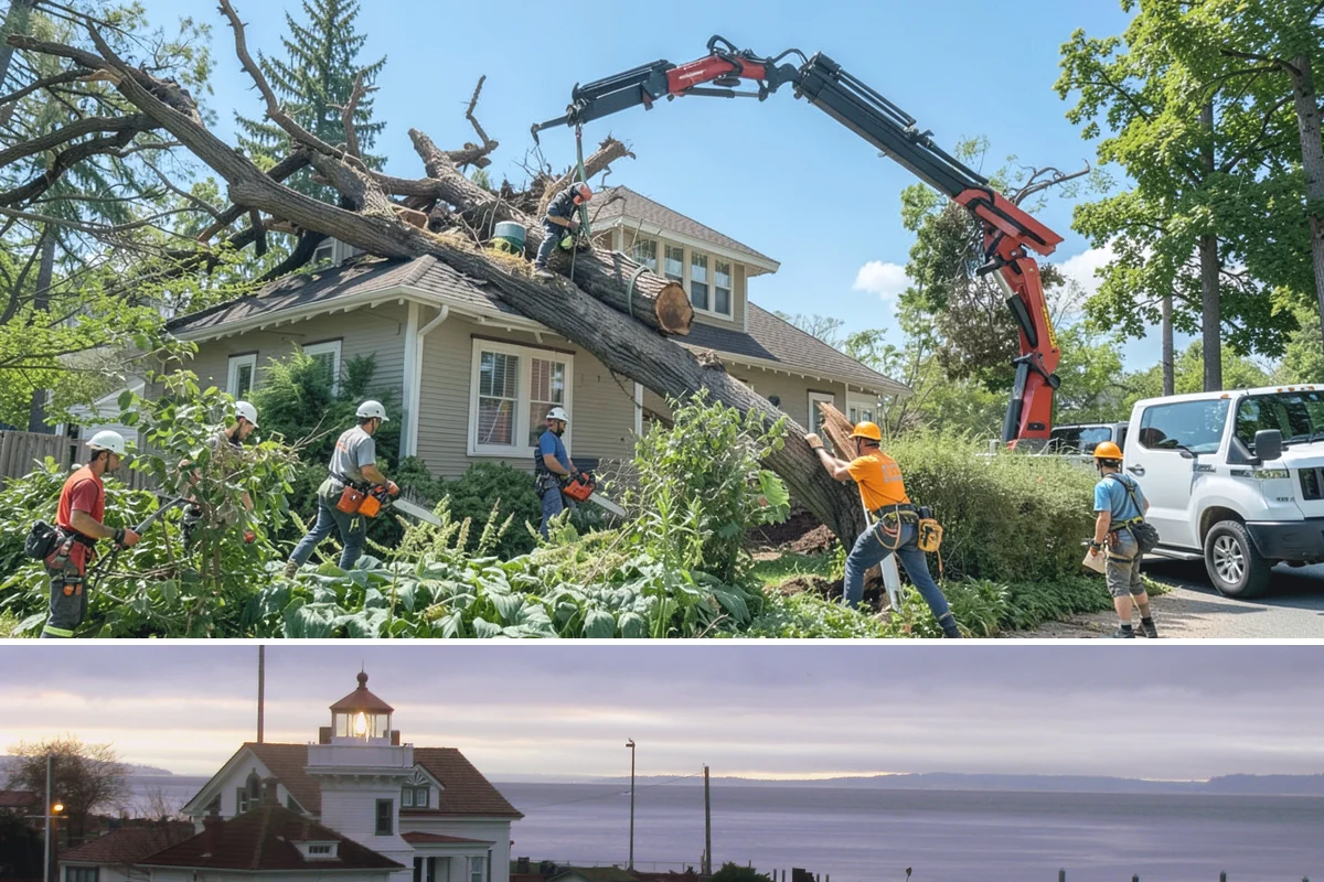 Lot clearing in Mukilteo, Snohomish County, WA - Work can generally proceed year-round in Puget Sound weather but may face delays from invasive species regrowth cycles or...