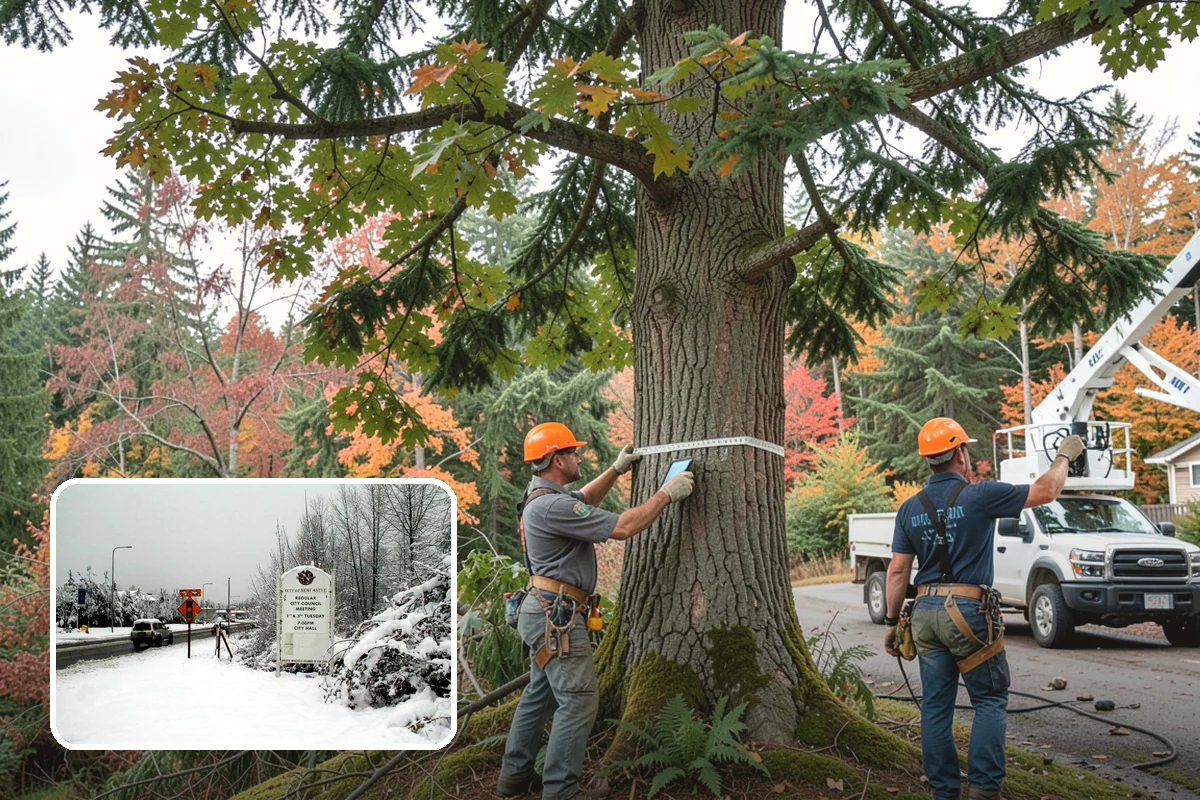 Lot clearing in Newcastle, King County, WA - Improves access and usability of a site