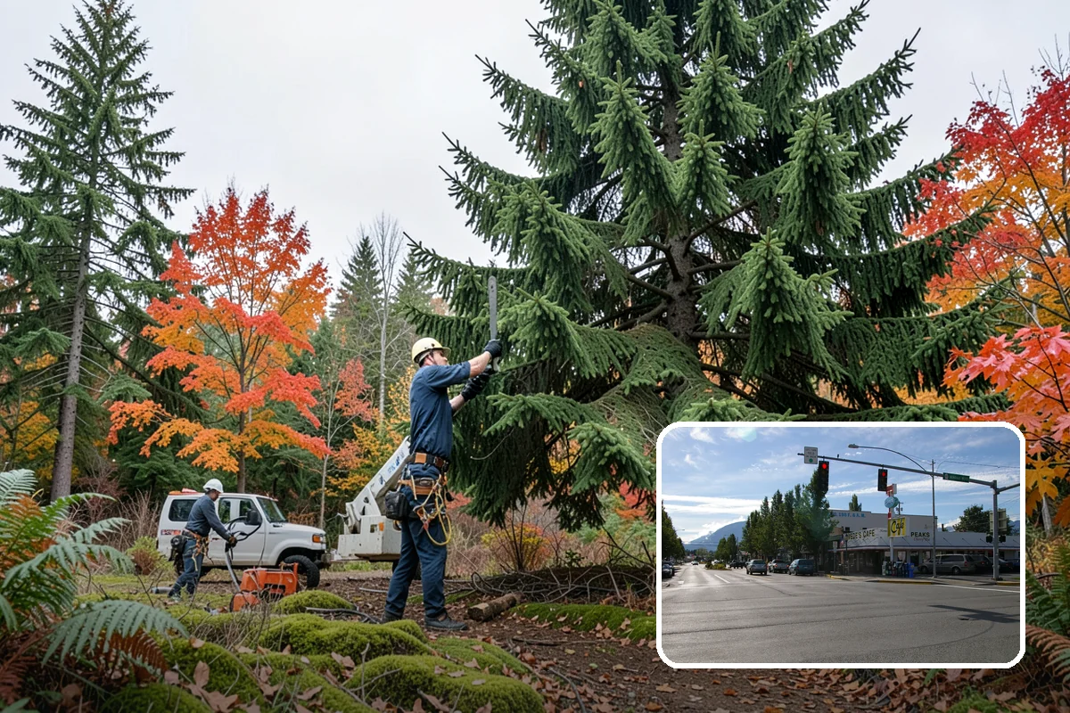 Lot clearing in North Bend, King County, WA - Improves access and usability of a site