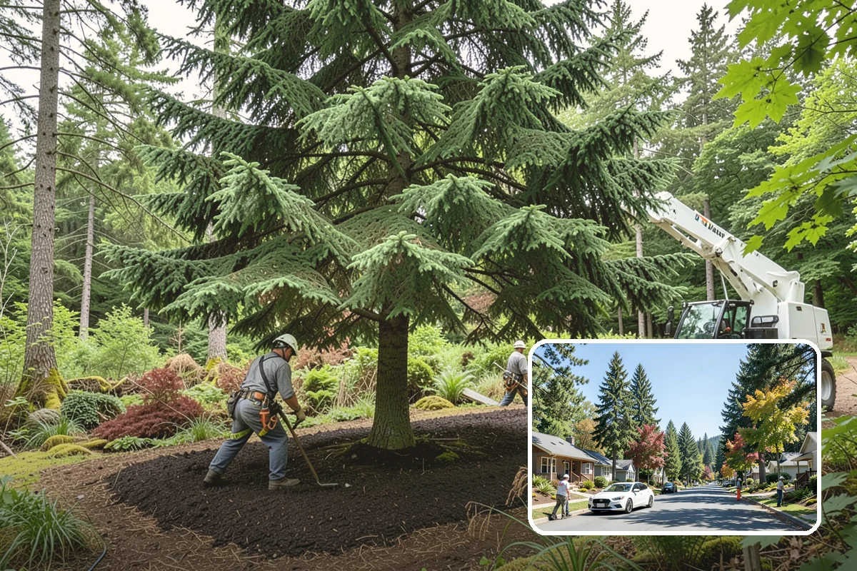 Lot clearing in Orting, Pierce County, WA - Improves access and usability of a site