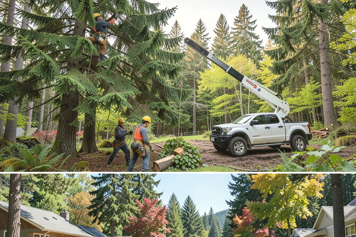 Lot clearing in Orting, Pierce County, WA - Work can generally proceed year-round in Puget Sound weather but may face delays from invasive species regrowth cycles or...