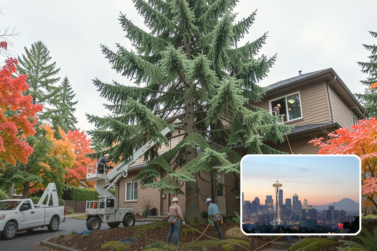 Lot clearing in Seattle, King County, WA - Improves access and usability of a site