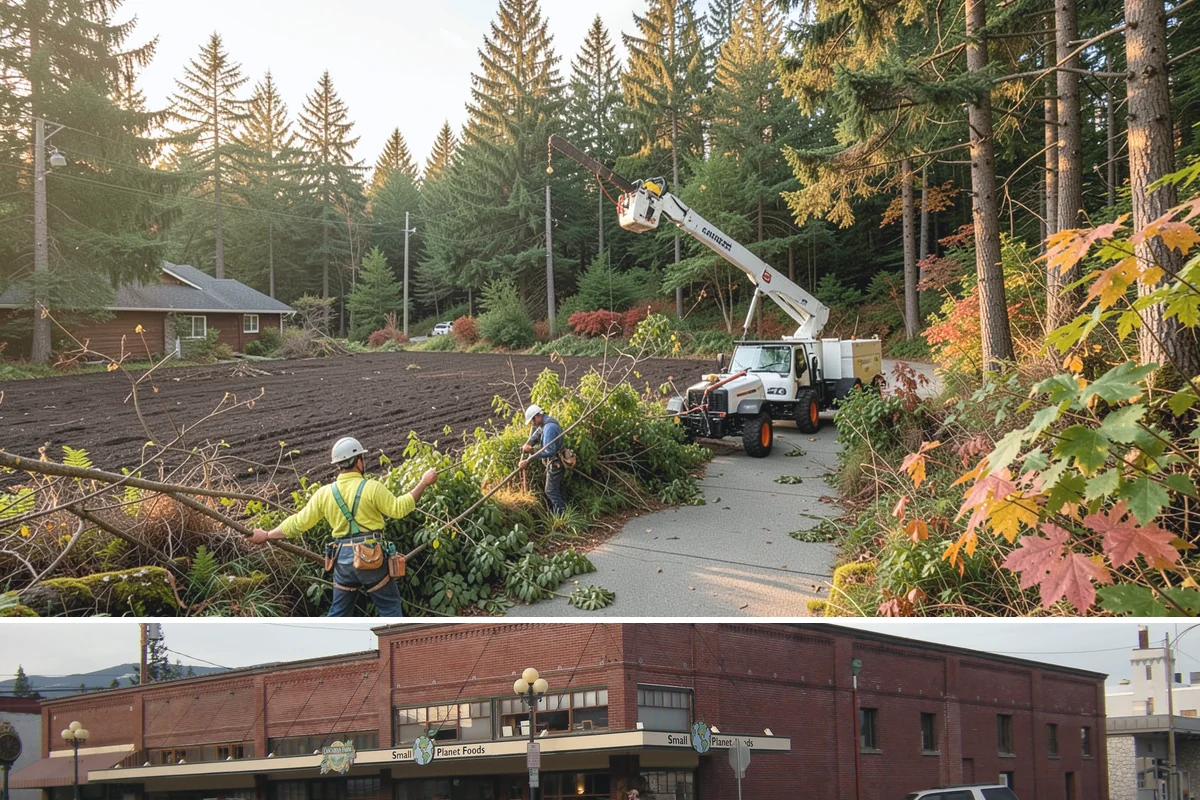 Lot clearing in Sedro-Woolley, Skagit County, WA - Work can generally proceed year-round in Puget Sound weather but may face delays from invasive species regrowth cycles or...