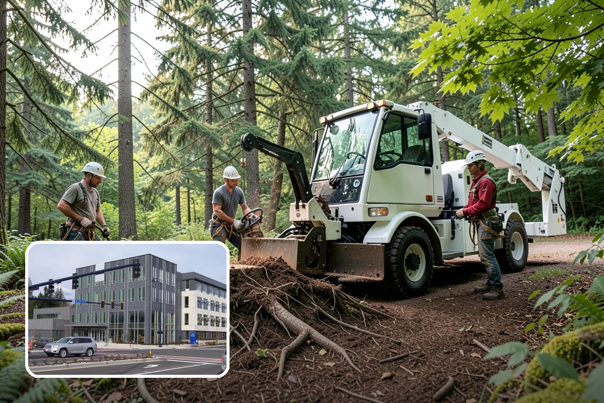 Lot clearing in Shoreline, King County, WA - Improves access and usability of a site