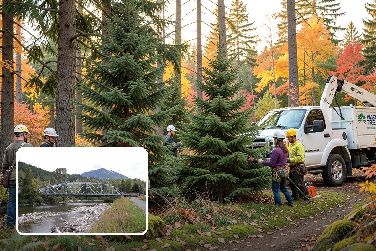 Lot clearing in Skykomish, King County, WA - Improves access and usability of a site