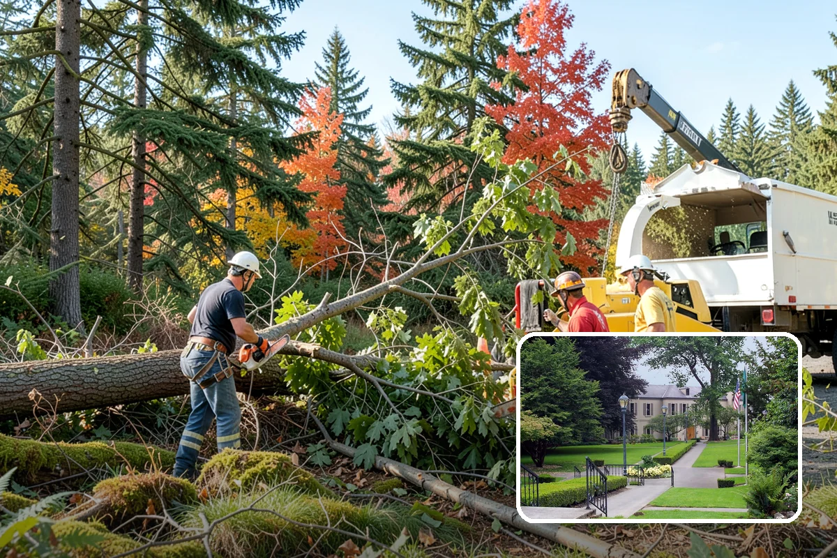 Lot clearing in Woodinville, King County, WA - Improves access and usability of a site