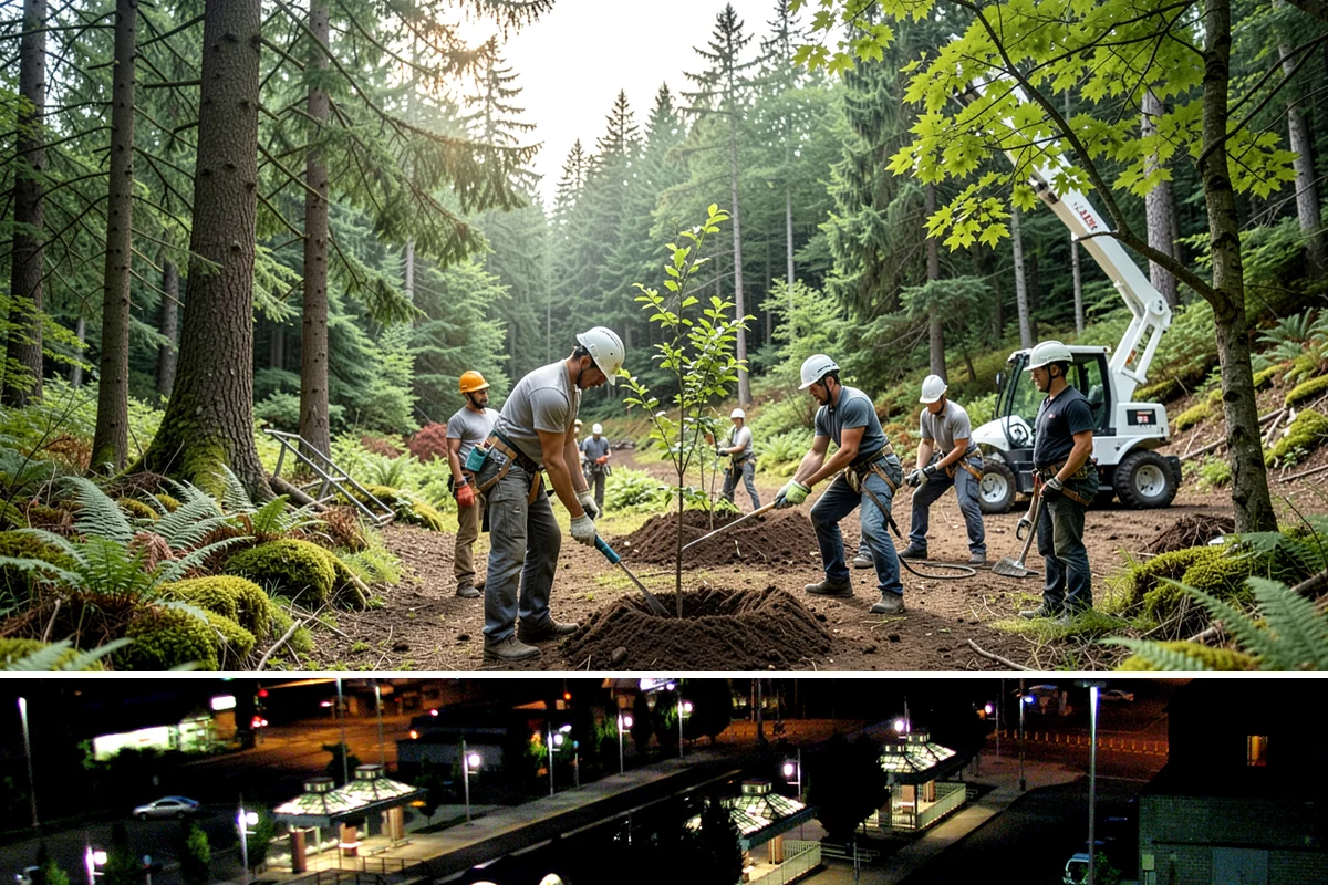 Lumber milling in Auburn, King County, WA - Milling can generally occur year-round in the Puget Sound region but may be delayed during heavy rain or snow that compromises...
