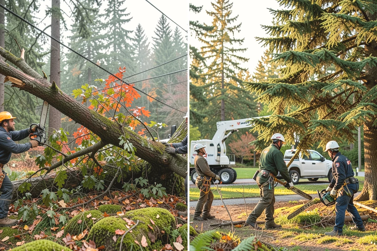 Lumber milling in Carnation, King County, WA - Sort material by type and size