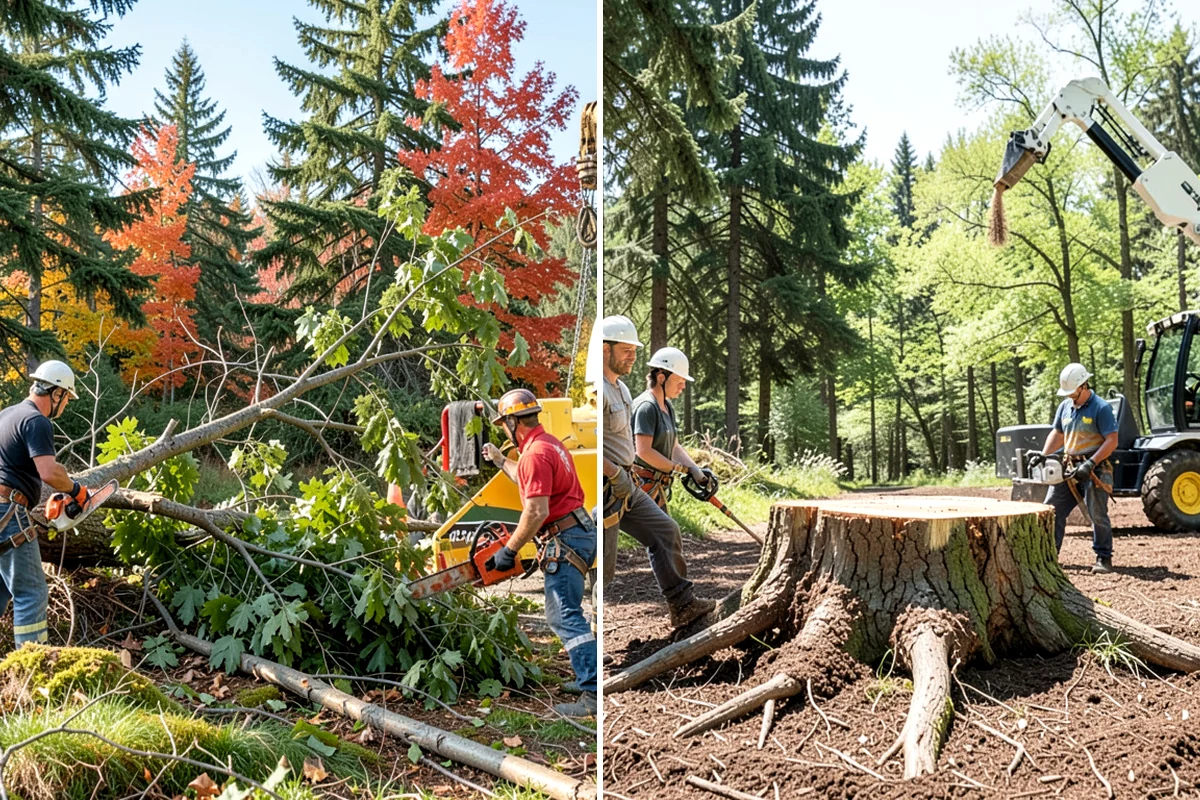 Lumber milling in Clyde Hill, King County, WA - Sort material by type and size