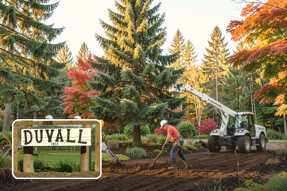 Lumber milling in Duvall, King County, WA - Turns removed wood and debris into usable products