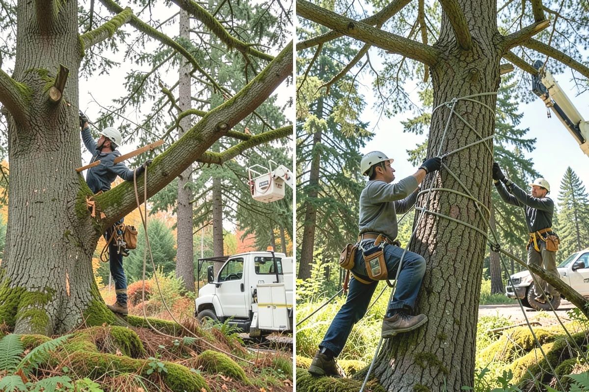 Lumber milling in Edgewood, Pierce County, WA - Sort material by type and size