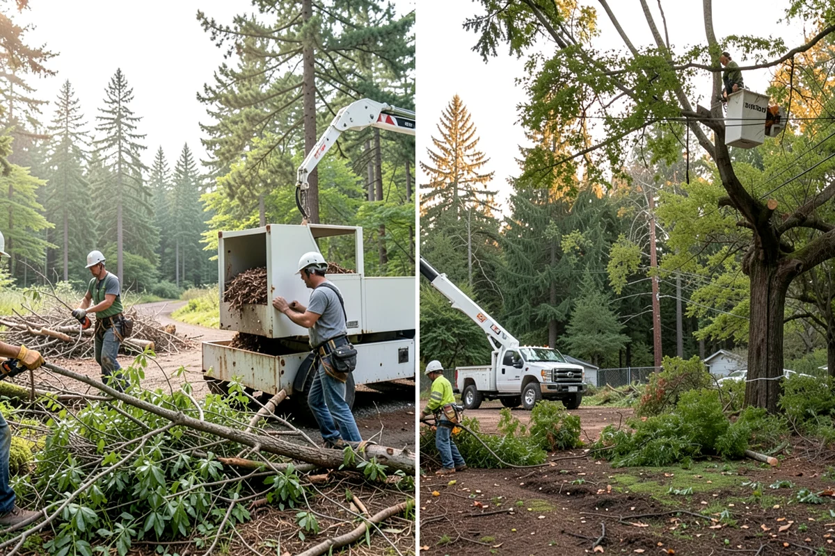 Lumber milling in Federal Way, King County, WA - Sort material by type and size