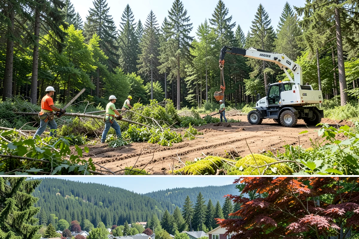 Lumber milling in Index, Snohomish County, WA - Milling can generally occur year-round in the Puget Sound region but may be delayed during heavy rain or snow that compromises...