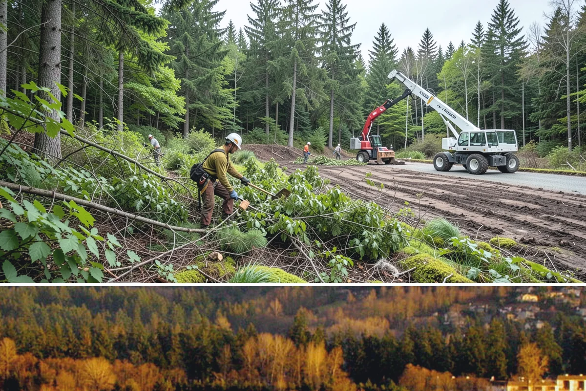 Lumber milling in Kenmore, King County, WA - Milling can generally occur year-round in the Puget Sound region but may be delayed during heavy rain or snow that compromises...