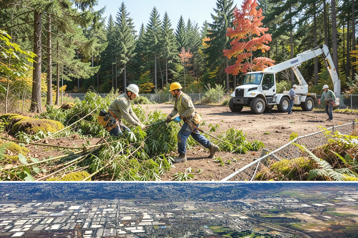 Lumber milling in Kent, King County, WA - Milling can generally occur year-round in the Puget Sound region but may be delayed during heavy rain or snow that compromises...