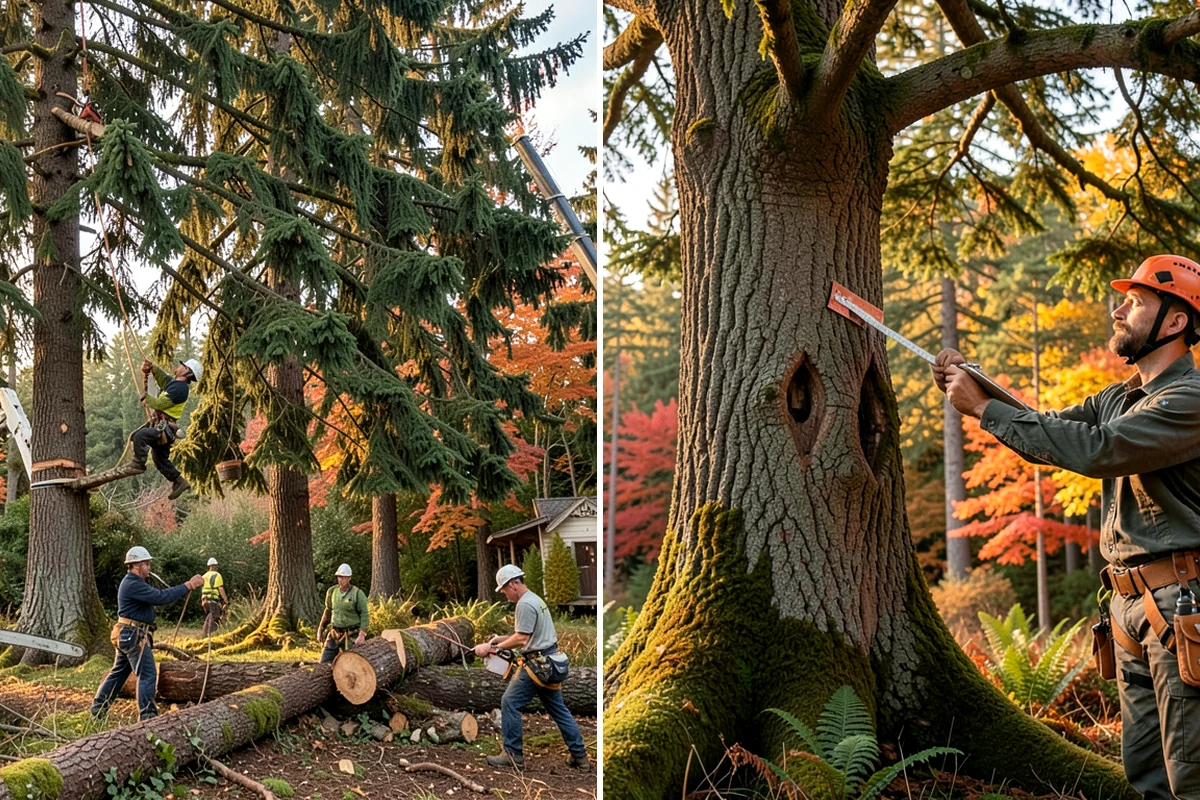 Lumber milling in Lake Forest Park, King County, WA - Sort material by type and size